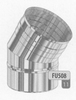 Bocht 30 graden, diameter 200 mm FU5 /p.stuk