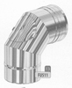 Bocht 90 graden met luik, diameter 200 mm FU5 /p.stuk