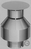 Afwerkingstuk: verticaal, diameter 150/200 mm TWIN /p.stuk