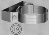 Beugel: gewone muurbeugel, diameter 150/200 mm TWIN /p.stuk