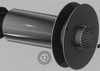 Eindstuk: horizontaal (wit gekleurd), diameter 150/200 mm TWIN /p.stuk