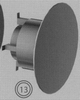Kap: windwerend (eindstuk gekleurd), diameter 150/200 mm TWIN /p.stuk