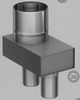 Passtuk: concentrisch (Biflux), diameter 150/200 mm TWIN /p.stuk