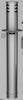 Uitgang: vertikaal (glanzend) RVS/inox, diameter 150/200 mm TWIN /p.stuk