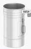 Element met luik, diameter 180 mm FU-TITAN/p.stuk