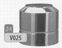 Eindstuk: konisch eindstuk, diameter 230 mm  Ø230mm