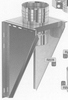 Steun: vertrekmuursteun, diameter 150 mm Ø150mm