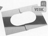Afwerkingsplaat: regelbare afwerkingsplaat, diameter 230 mm Ø230mm