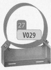 Beugel: gewone muurbeugel (50 mm), diameter 230 mm Ø230mm