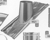 Dakplaat: 30-45 graden loden slab (pannen), diameter 230 mm Ø230mm
