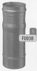 320 tot 480 mm Regelbaar element, diameter 130 mm Ø130mm