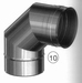 Bocht 90 graden, diameter 150 mm Ø150mm