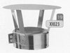 Kap: standaard regenkap, diameter 250 mm Ø250mm