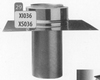 Vertrekplaat enkelwandig naar dubbelwandig, diameter 250 mm Ø250mm