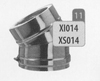 Bocht 30 graden, diameter 130 mm Ø130mm