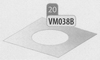 Afwerkingsplaat, diameter 180 mm DWmammoet/p.st