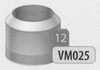 Eindstuk: konisch eindstuk, diameter 180 mm DWmammoet/p.st