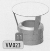 Kap: standaard regenkap, diameter 180 mm DWmammoet/p.st
