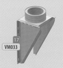 Steun: vertrekmuursteun, diameter 180 mm DWmammoet/p.st