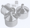Dop met afloop voor T-stuk, diameter 200 mm FLEX / p.stuk